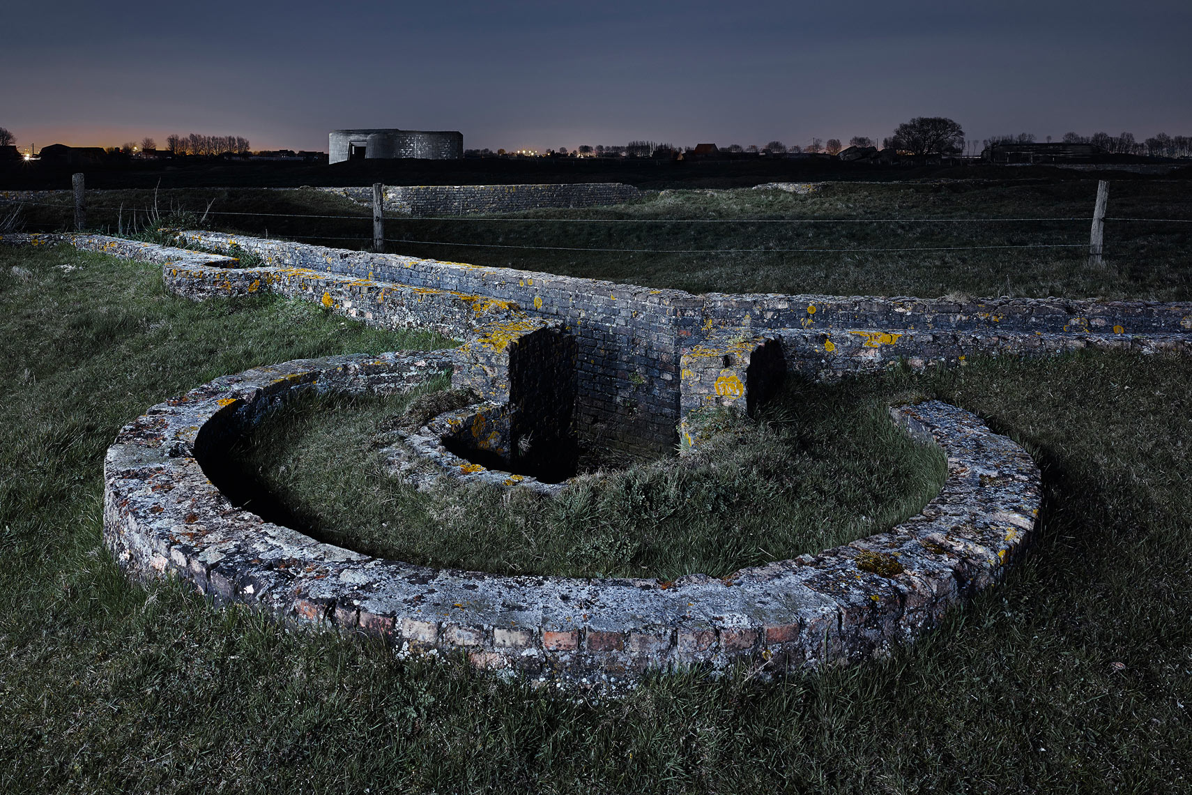 Trenches and type 669 bunker, Lombardsijde, Belgium